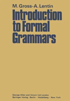 Introduction to Formal Grammars - Gross, Maurice; Lentin, Andre