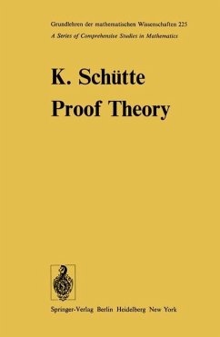 Proof Theory - Schütte, K.