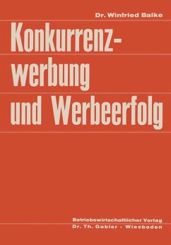 Cover Konkurrenzwerbung und Werbeerfolg
