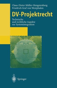DV-Projektrecht - Müller-Hengstenberg, Claus-Dieter;Westphalen, Friedrich Graf von