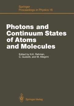 Photons and Continuum States of Atoms and Molecules