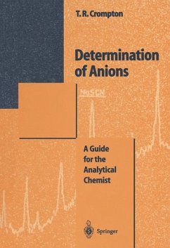 Determination of Anions - Crompton, Thomas R.