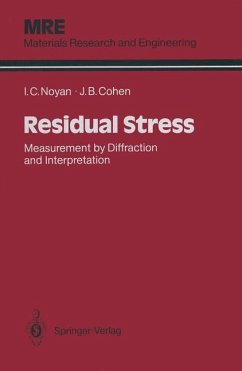 Residual Stress - Noyan, Ismail C.; Cohen, Jerome B.
