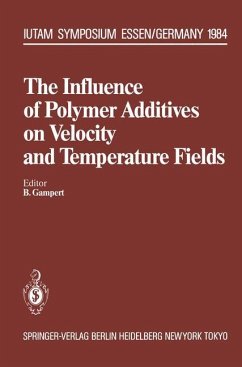 The Influence of Polymer Additives on Velocity and Temperature Fields