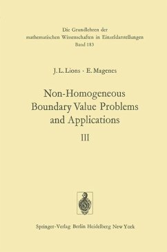 Non-Homogeneous Boundary Value Problems and Applications - Lions, Jacques Louis;Magenes, Enrico