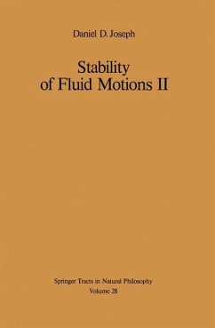 Stability of Fluid Motions II - Joseph, Daniel D.