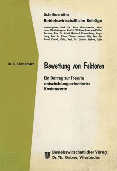 Bewertung von Faktoren - Löcherbach, Gerhard