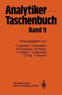 Analytiker-Taschenbuch - Günzler, Helmut;Borsdorf, Rolf;Fresenius, Wilhelm