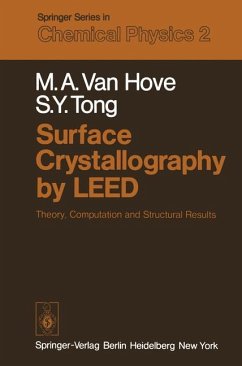 Surface Crystallography by LEED - Van Hove, Michel A.; Tong, S. Y.