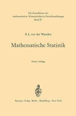 Mathematische Statistik - Waerden, Bartel L. van der