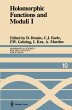 Holomorphic Functions and Moduli I - Bild 1