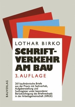 Schriftverkehr am Bau - Birko, Lothar