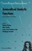 Generalized Analytic Functions