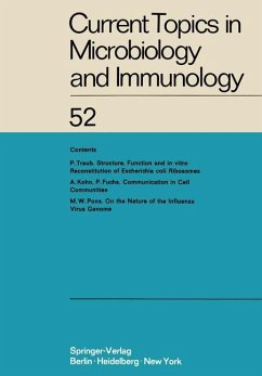 Current Topics in Microbiology and Immunology - Arber, W.; Maaløe, O.; Rott, R.; Schweiger, H. G.; Sela, M.; Syru?ek, L.; Vogt, P. K.; Braun, W.; Wecker, E.; Cramer, F.; Haas, R.; Henle, W.; Hofschneider, P. H.; Jerne, N. K.; Koldovský, P.; Koprowski, H.