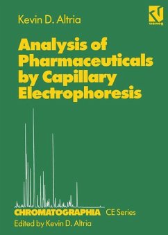 Analysis of Pharmaceuticals by Capillary Electrophoresis - Altria, Kevin D.