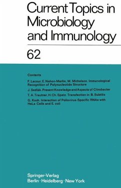 Current Topics in Microbiology and Immunology / Ergebnisse der Mikrobiologie und Immunitätsforschung - Arber, W.; Schweiger, H. G.; Sela, M.; Syru?ek, L.; Vogt, P. K.; Koprowski, H.; Haas, R.; Henle, W.; Hofschneider, P. H.; Jerne, N. K.; Koldovský, P.; Wecker, E.; Maaløe, O.; Rott, R.