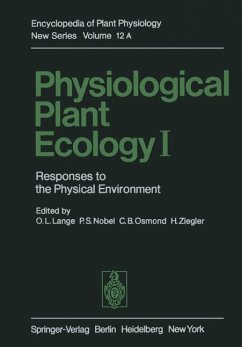 Physiological Plant Ecology I - Lange, O. L.; Ziegler, H.; Osmond, C. B.; Nobel, P. S.