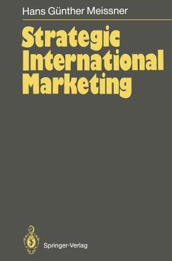 Strategic International Marketing - Meissner, Hans G.