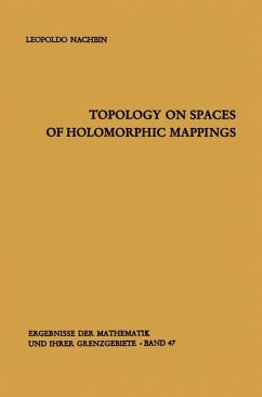 Topology on Spaces of Holomorphic Mappings - Nachbin, Leopoldo