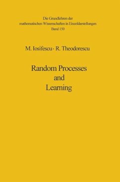 Random Processes and Learning - Iosifescu, Marius;Theodorescu, Radu