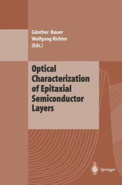 Optical Characterization of Epitaxial Semiconductor Layers GÃ¼nther Bauer Editor