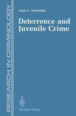 Deterrence and Juvenile Crime - Schneider, Anne L.