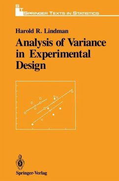 Analysis of Variance in Experimental Design - Lindman, Harold R.