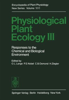 Physiological Plant Ecology III - Lange, O. L.; Ziegler, H.; Osmond, C. B.; Nobel, P. S.