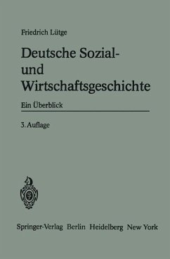 Deutsche Sozial- und Wirtschaftsgeschichte - Lütge, Friedrich