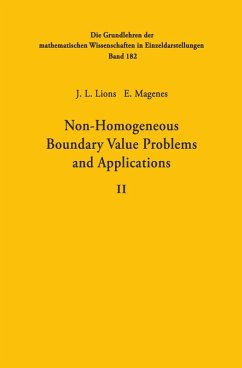 Non-Homogeneous Boundary Value Problems and Applications - Lions, Jacques Louis;Magenes, Enrico