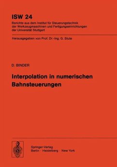 Interpolation in numerischen Bahnsteuerungen - Binder, D.