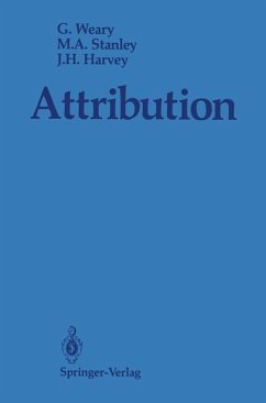 Attribution - Weary, Gifford; Stanley, Melinda A.; Harvey, John H.