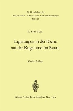 Lagerungen in der Ebene auf der Kugel und im Raum - Toth, L. Fejes