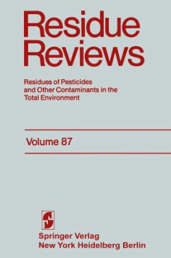 Residue Reviews - Gunther, Francis A.; Gunther, Jane Davies