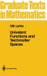 Univalent Functions and Teichmüller... - Bild 1