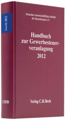 Cover Handbuch zur Gewerbesteuerveranlagung 2012 (GewSt 2012)