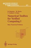 Numerical Toolbox for Verified Computing I