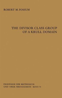 The Divisor Class Group of a Krull Domain - Fossum, Robert M.