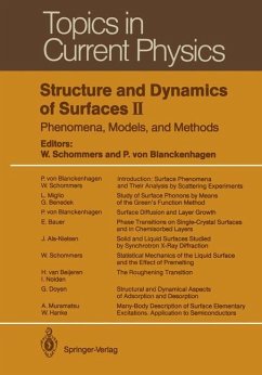 Structure and Dynamics of Surfaces II