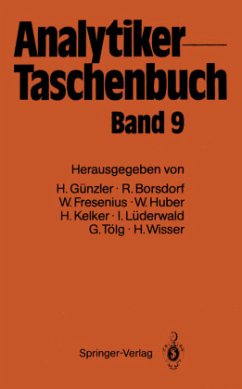 Analytiker-Taschenbuch - Fresenius, Wilhelm;Günzler, Helmut;Huber, Walter
