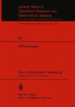 Die nichtzentrale t-Verteilung - Kühlmeyer, Martin