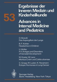 Ergebnisse der Inneren Medizin und Kinderheilkunde/Advances in Internal Medicine and Pediatrics - Frick, P.; Harnack, G. -A. von; Prader, A.; Martini, G. A.; Kochsiek, K.