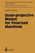 Quasi-projective Moduli for Polarized... - Bild 1