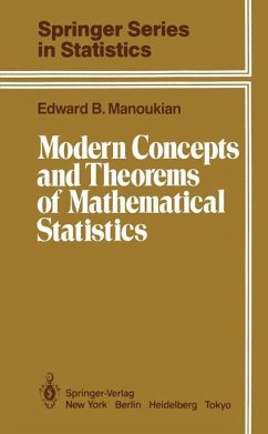 Modern Concepts and Theorems of Mathematical Statistics - Manoukian, Edward B.