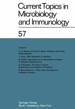 Current Topics in Microbiology and Immunology - Arber, W.; Braun, W.; Haas, R.