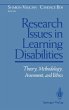Research Issues in Learning Disabilities - Bild 1