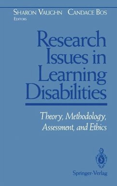 Research Issues in Learning Disabilities