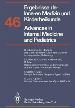 Ergebnisse der Inneren Medizin und Kinderheilkunde / Advances in Internal Medicine and Pediatrics - Frick, P.; Harnack, G. -A. von; Prader, A.; Martini, G. A.; Kochsiek, K.