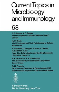 Current Topics in Microbiology and Immunology / Ergebnisse der Mikrobiologie und Immunitätsforschung - Arber, W.; Rott, R.; Schweiger, H. G.; Sela, M.; Syru?ek, L.; Vogt, P. K.; Haas, R.; Wecker, E.; Henle, W.; Hofschneider, P. H.; Humphrey, J. H.; Jerne, N. K.; Koldovský, P.; Koprowski, H.; Maaløe, O.