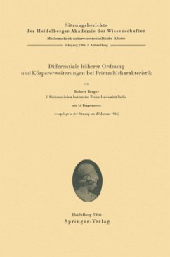 Differentiale höherer Ordnung und Körpererweiterungen bei Primzahlcharakteristik - Berger, Robert